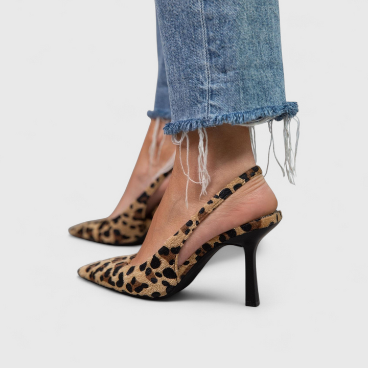 Glamorous Supportive Real Leather Heels