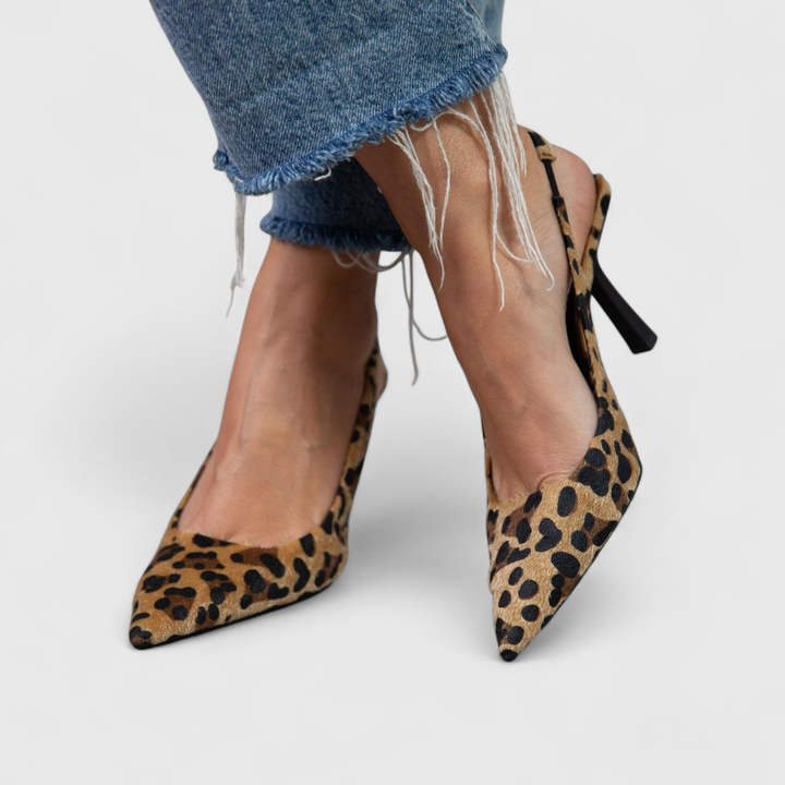 Glamorous Supportive Real Leather Heels