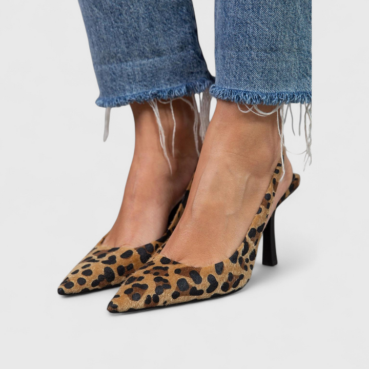 Glamorous Supportive Real Leather Heels