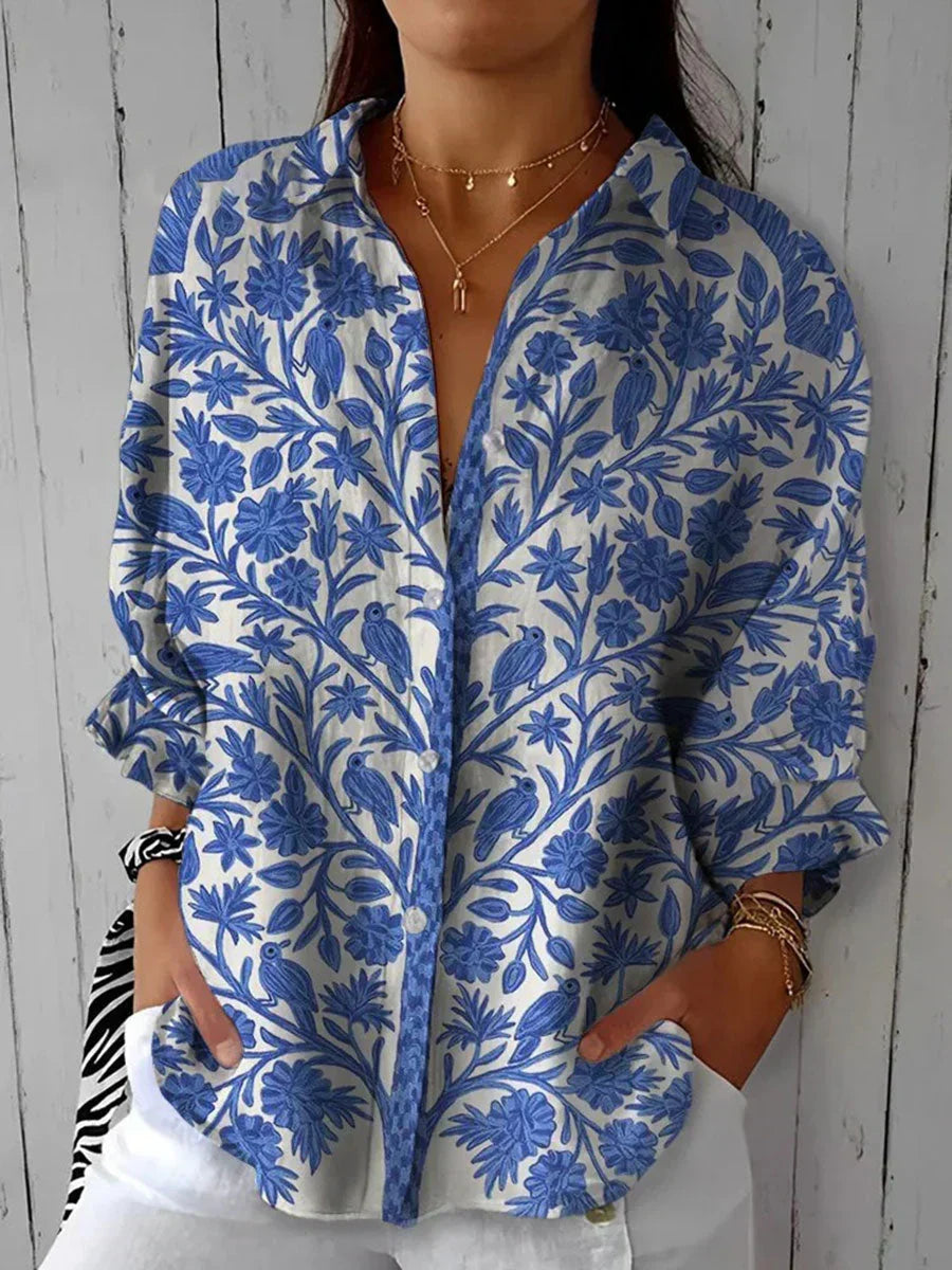 Fiona | Spring Garden Blouse