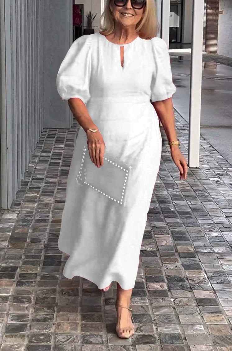 Juliana | Elegant Puff-Sleeve Dress