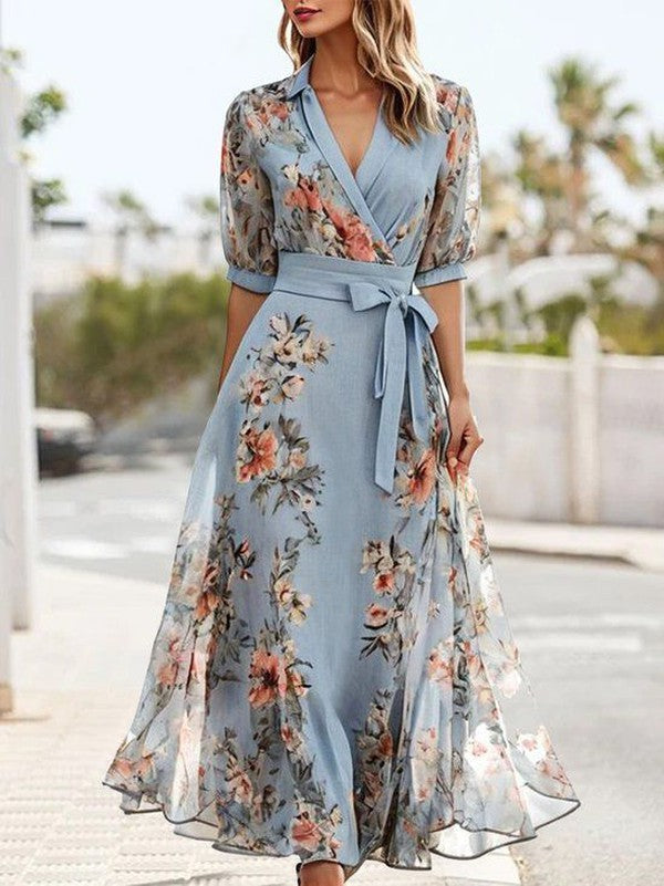 Colette | V-Neck Midi Dress