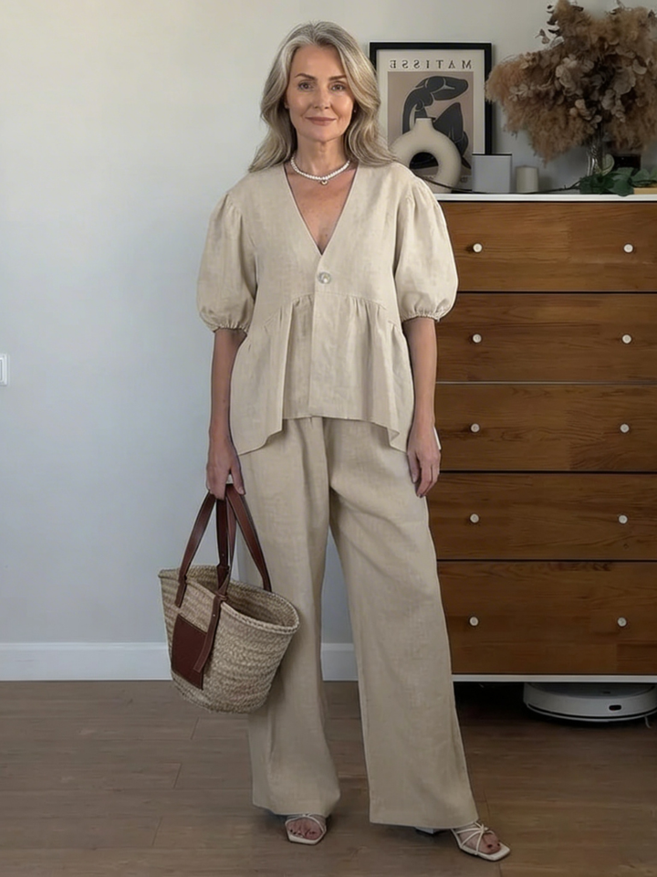 Seraphine | Relaxed Linen Two Piece Set