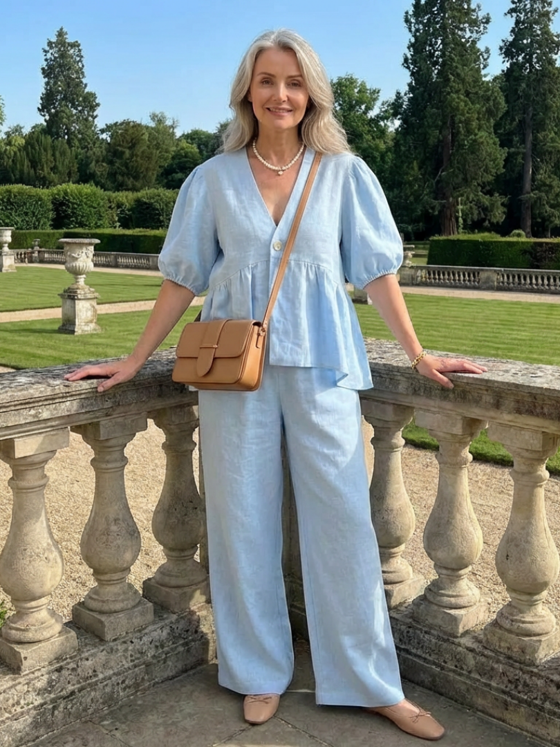 Seraphine | Relaxed Linen Two Piece Set