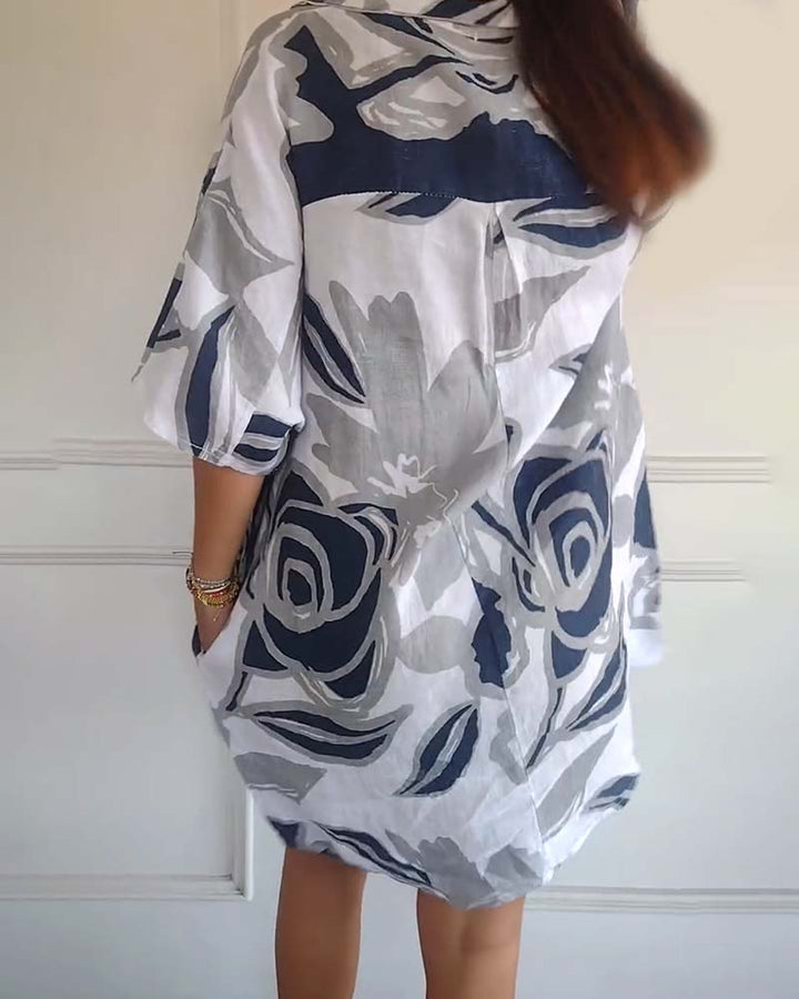 Bianca | Floral Shirt Dress