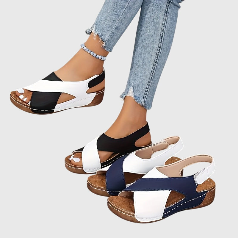 Angeline | Cutout Slingback Comfort Sandals