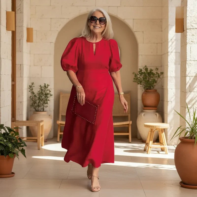 Juliana | Elegant Puff-Sleeve Dress