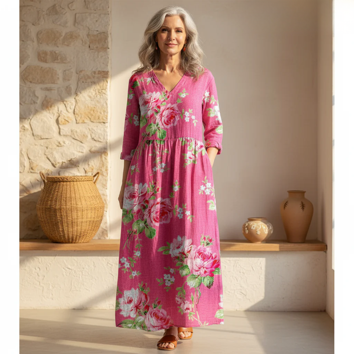 Rosaline | Bold Blossom Dress