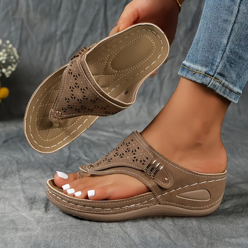 Sophia | Comfort Wedge Sandals