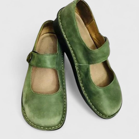 Mary Jane Supportive Real Leather Shoes
