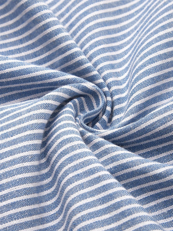 Farrah | Striped Button Midi