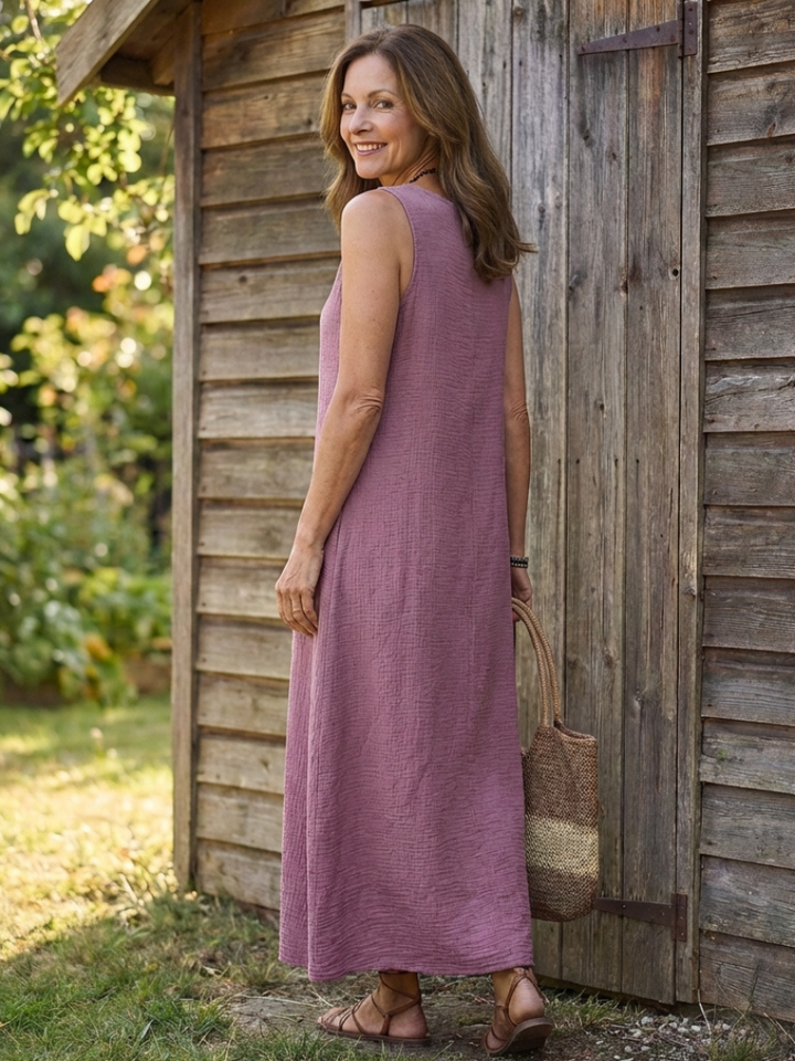 Lydia | Sleeveless V-Neck Maxi Dress