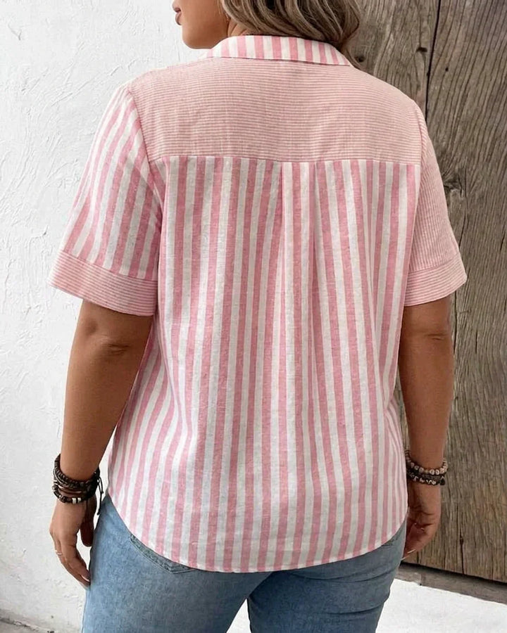 Frankie | Soft Striped Blouse