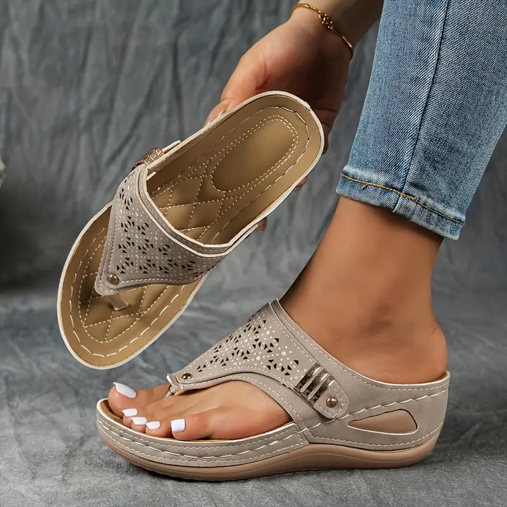 Sophia | Comfort Wedge Sandals
