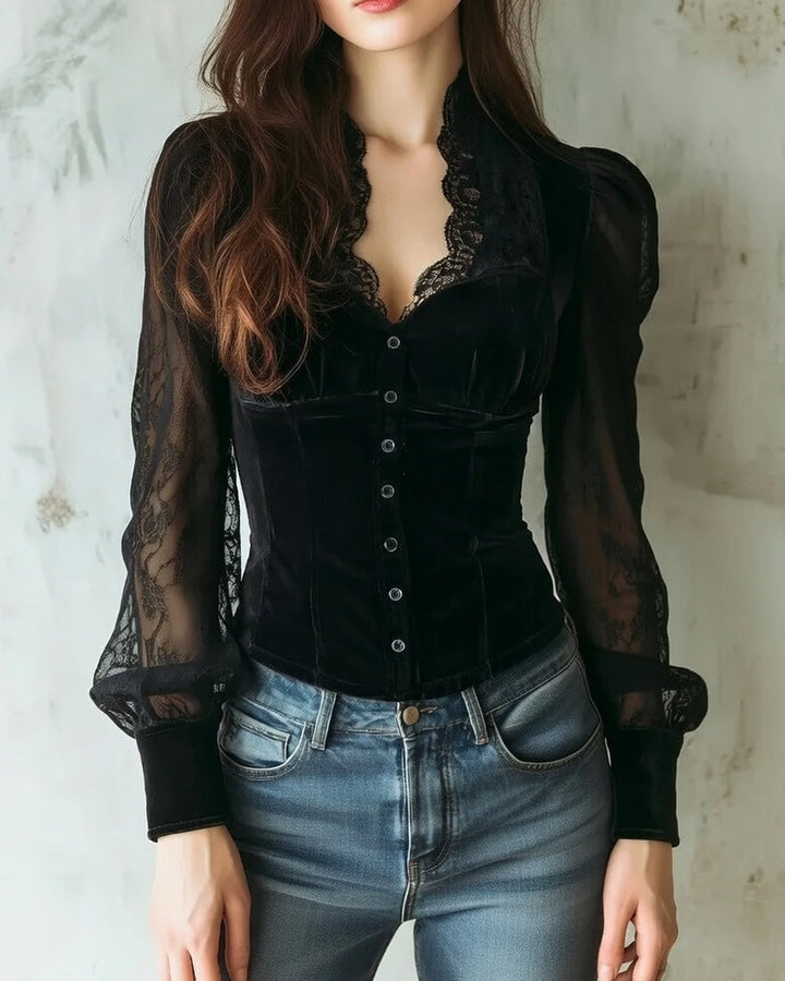Mira Midnight Blouse