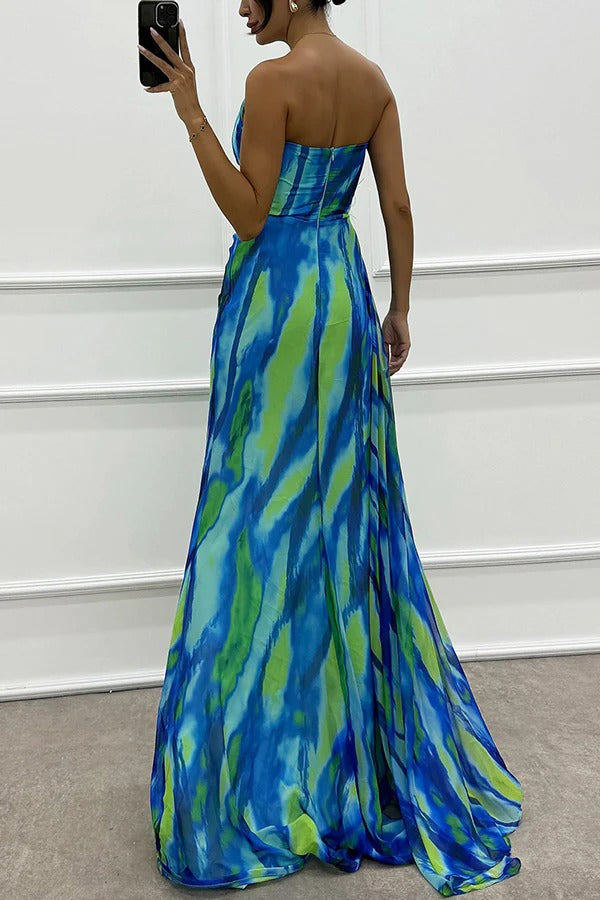 Helen | Vibrant Draped Dress