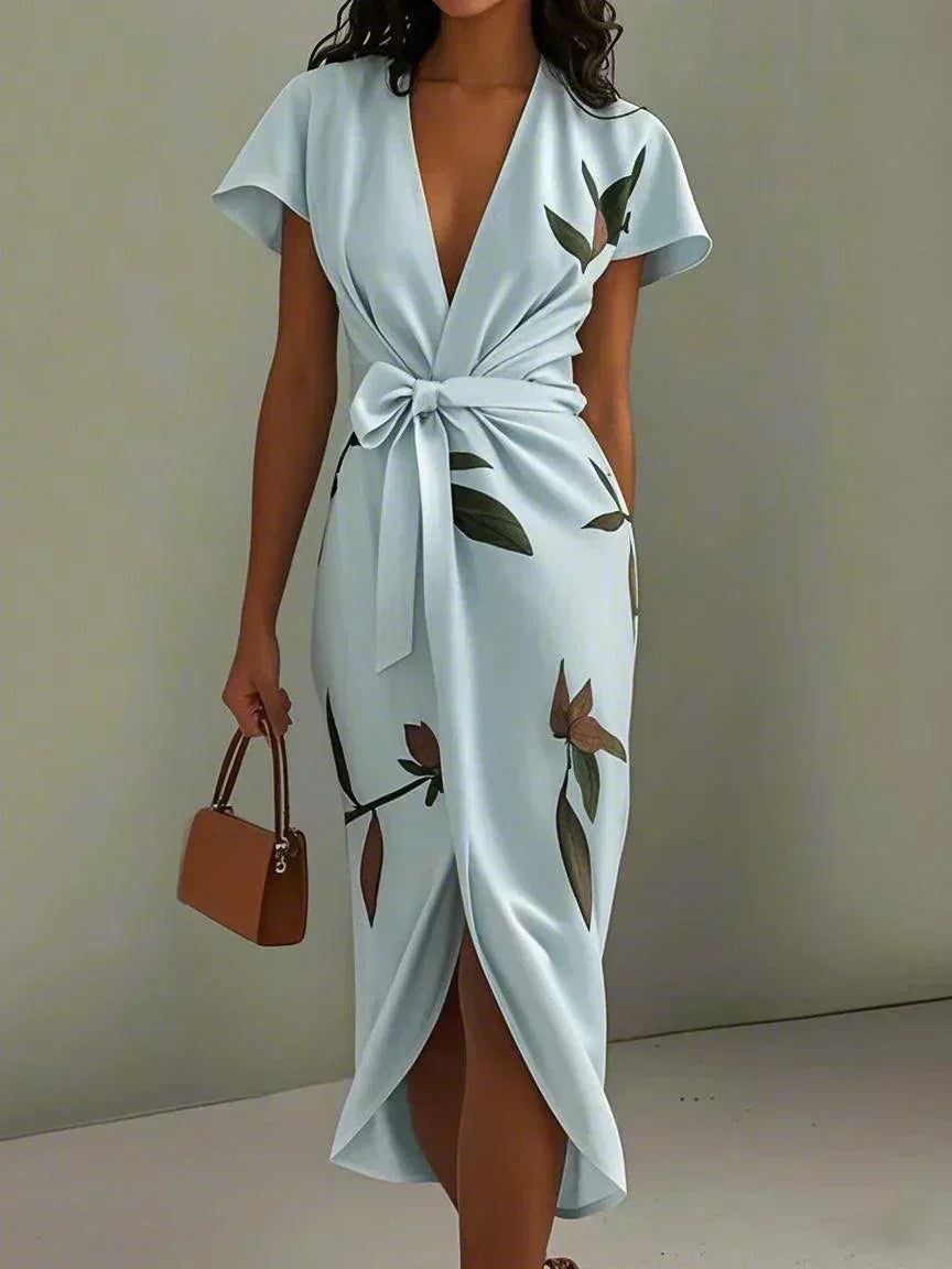 Amelia | Chic Floral Wrap Dress