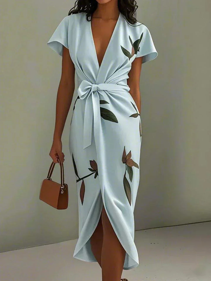 Amelia | Chic Floral Wrap Dress
