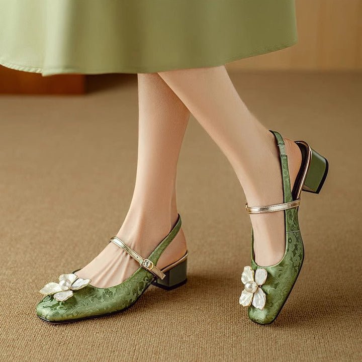 Diana | Genine Slingback Pumps