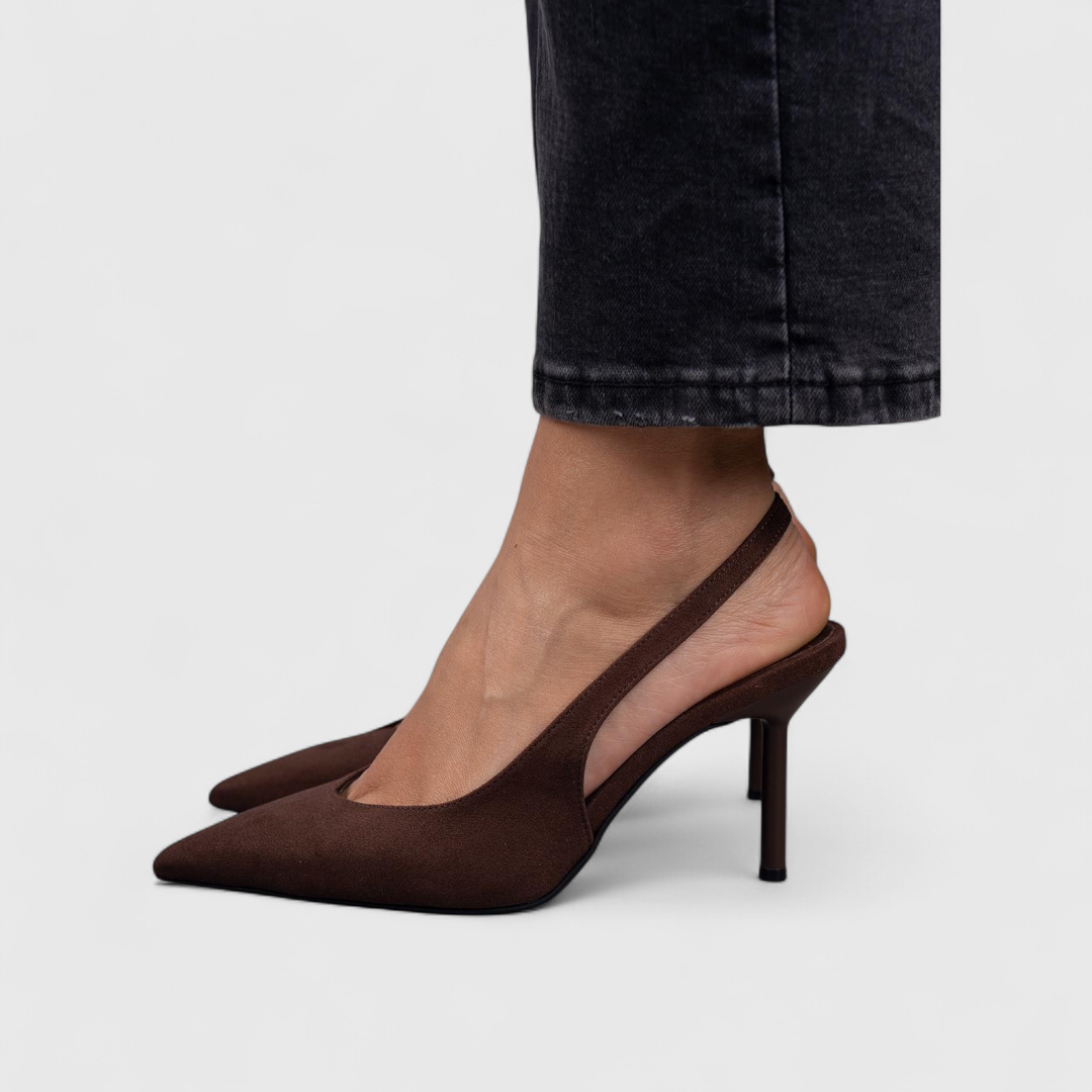 Feminine Supportive Real Leather Heels