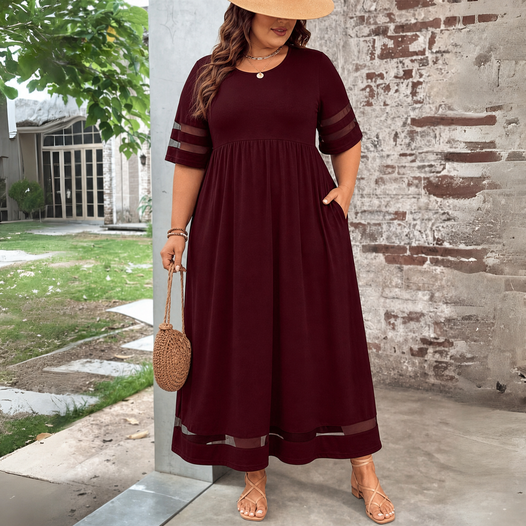 Cora | Flattering Tummy-Smoothing Midi Dress