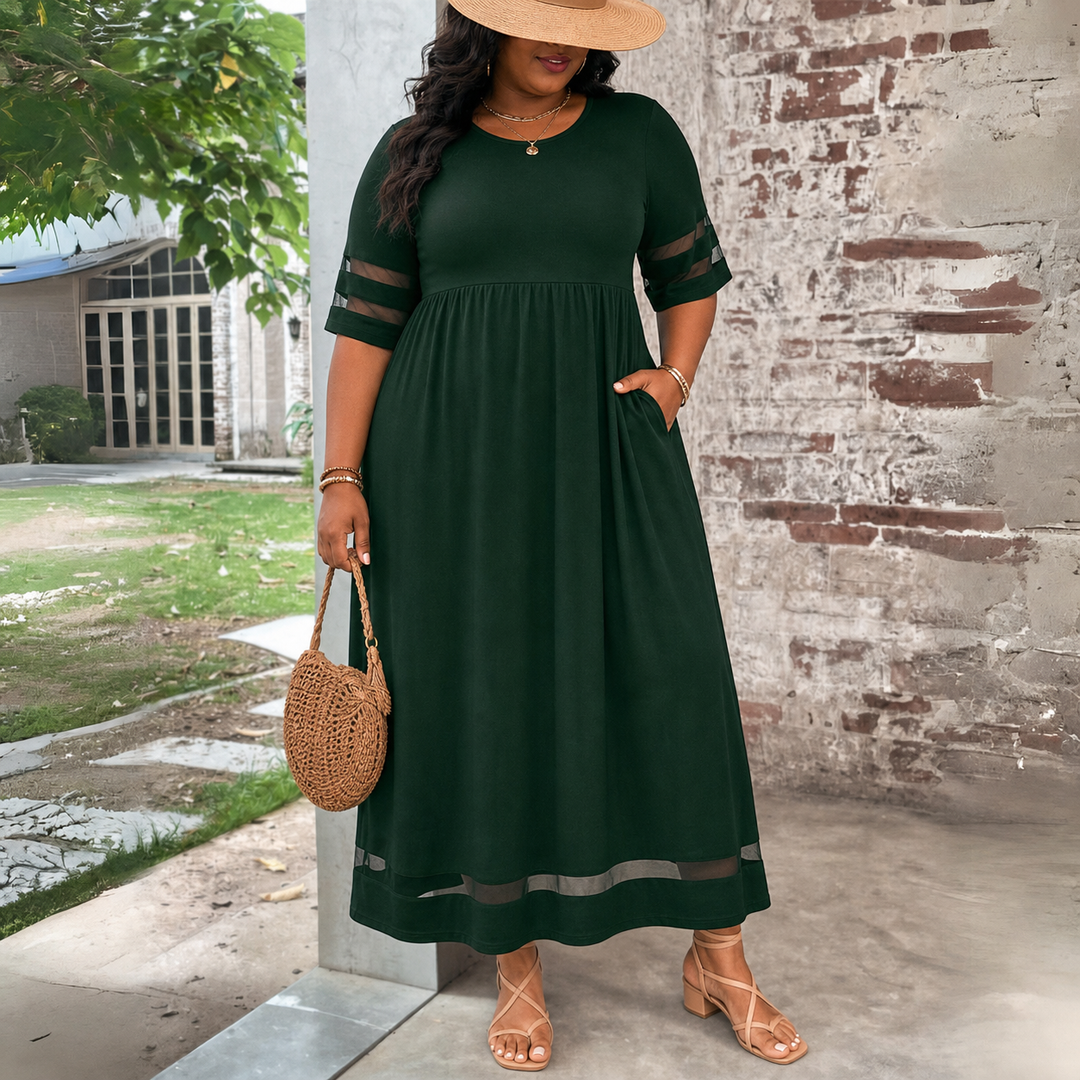 Cora | Flattering Tummy-Smoothing Midi Dress