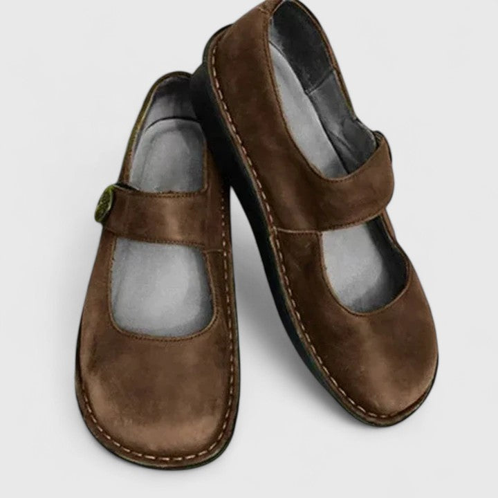 Mary Jane Supportive Real Leather Shoes