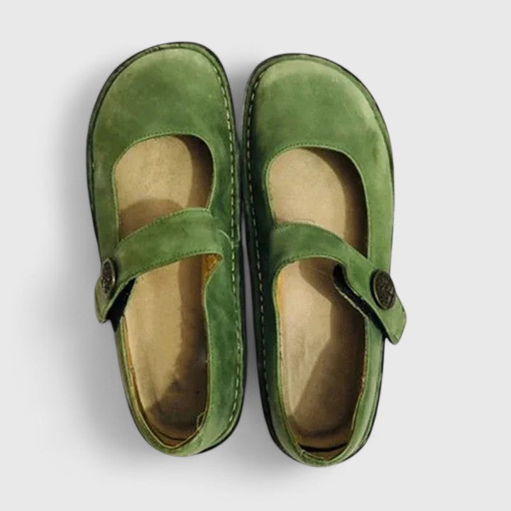 Mary Jane Supportive Real Leather Shoes
