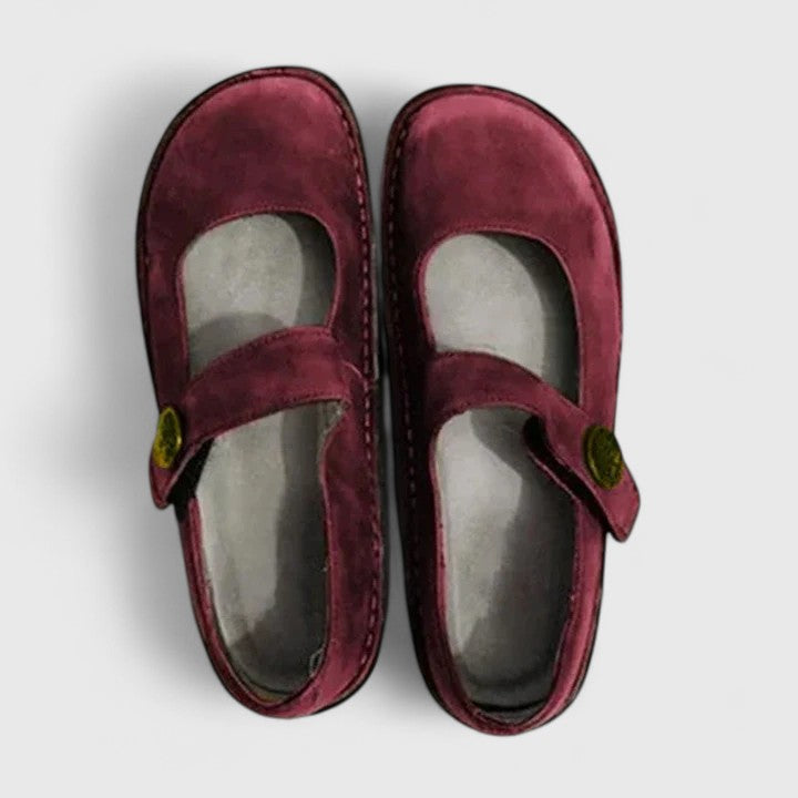 Mary Jane Supportive Real Leather Shoes