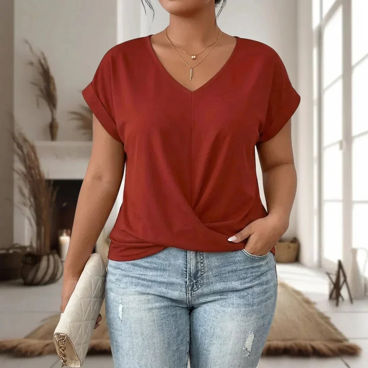 Briar | Casual Sweetheart Neck T-Shirt