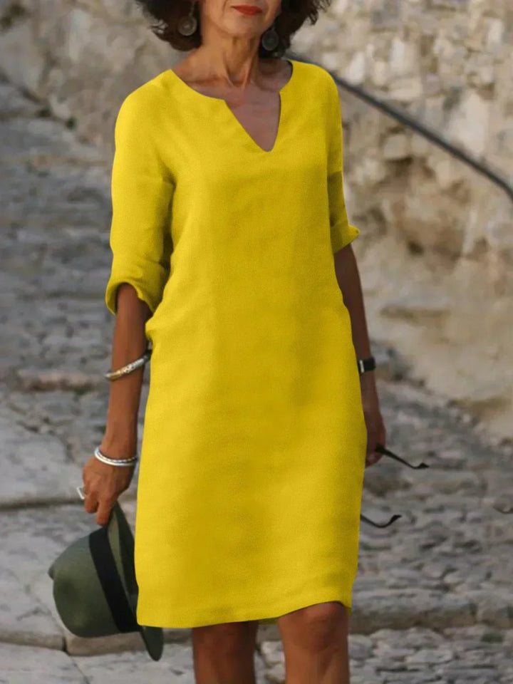 Kara | V-Neck Day Dress