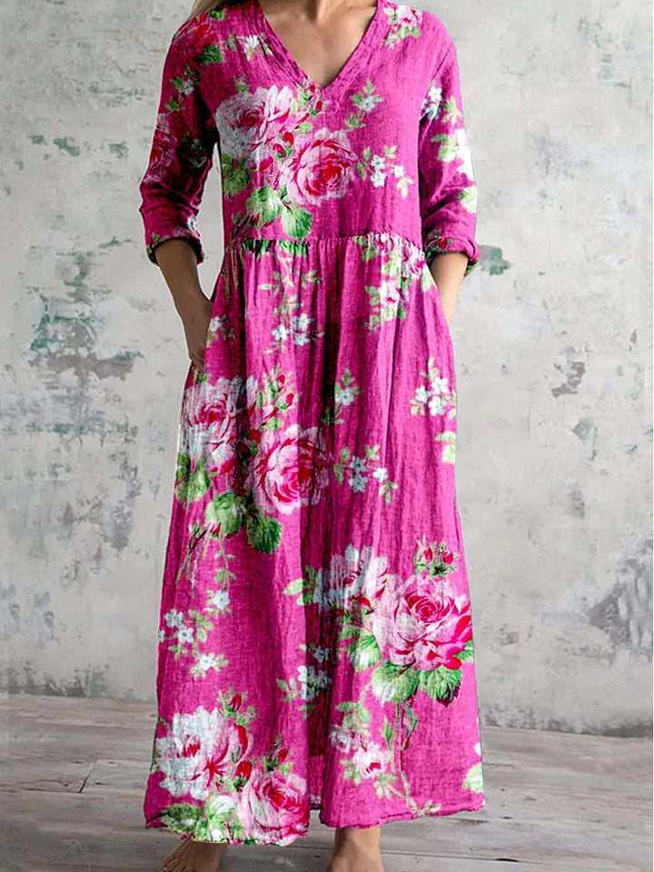 Rosaline | Bold Blossom Dress