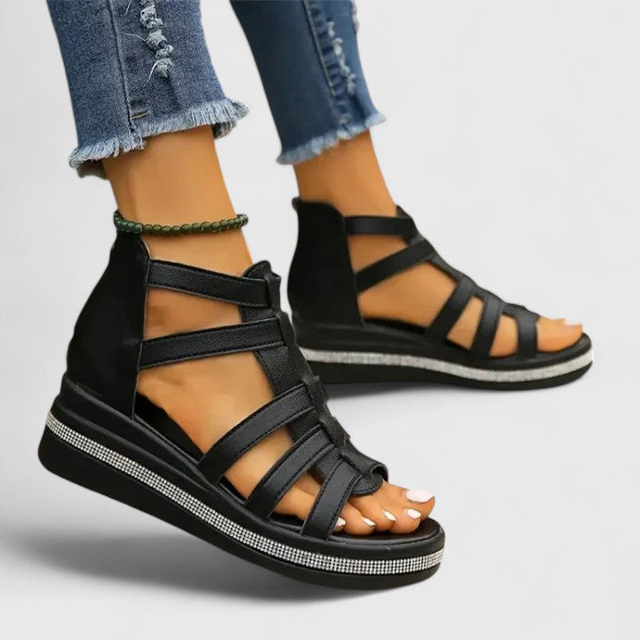 Kendall | Supportive Strass Sandals