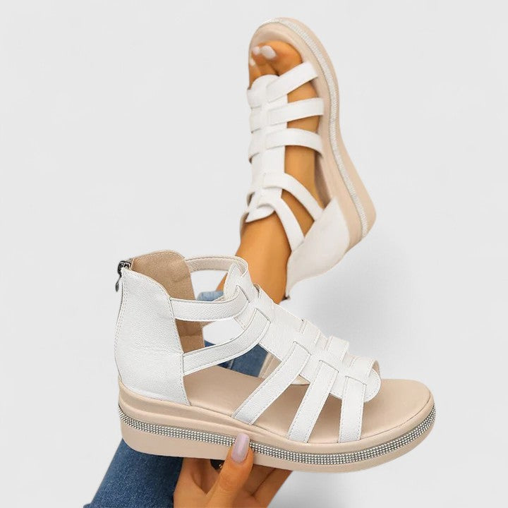 Mariah | Gladiator Platform Comfort Sandals