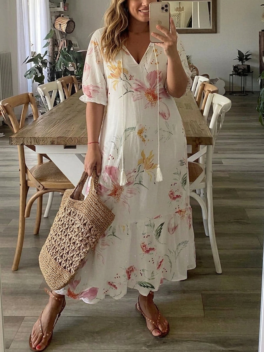 Rosalind | Boho Tummy Coverage Dress