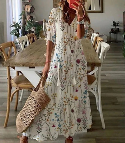 Michaela | Boho Tummy Coverage Dress
