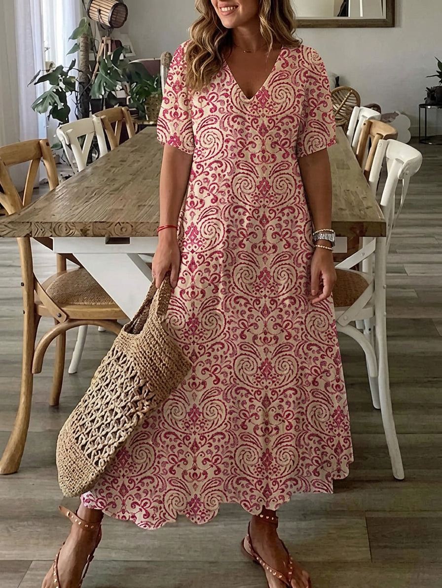 Rosalind | Boho Tummy Coverage Dress